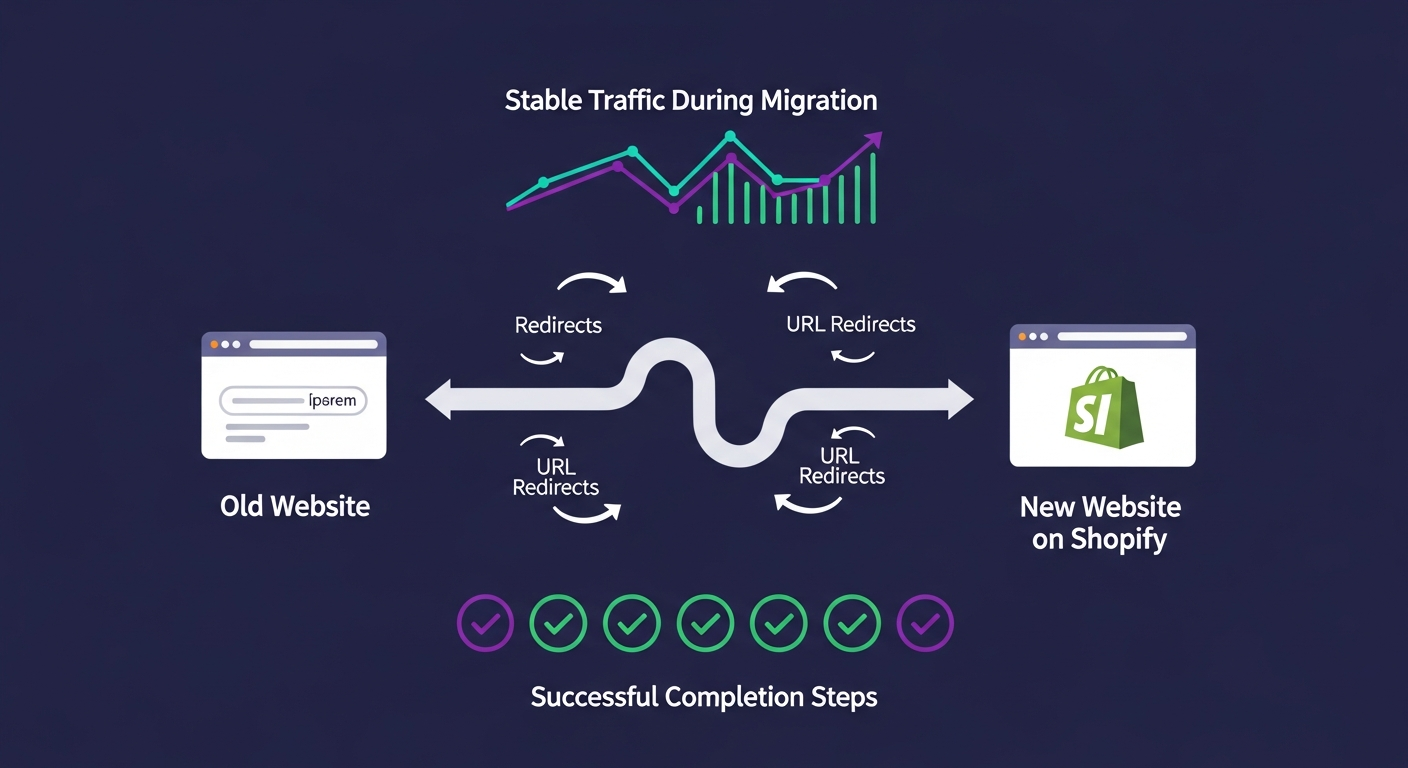 SEO Migration success showing stable traffic and rankings during domain transition from DoodleCouture to Dogistry